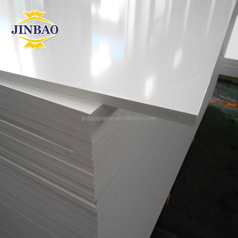 JINBAO 1220X2440MM Cheap 4x8 ft black mica sheet pvc sintra forex board advertising material